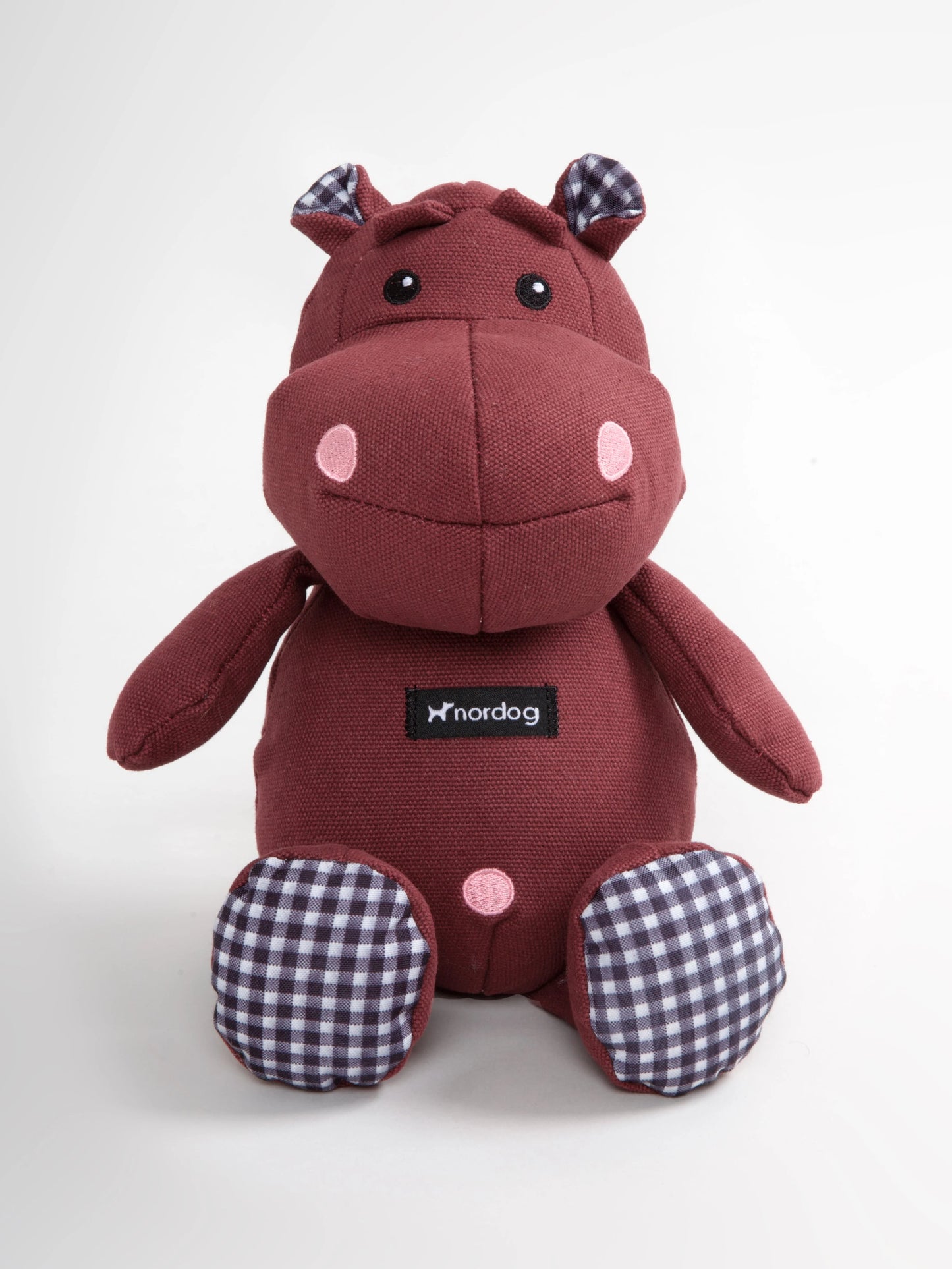 Henny The Hippo Rot – Nordog Baby-Nilpferd Hundespielzeug