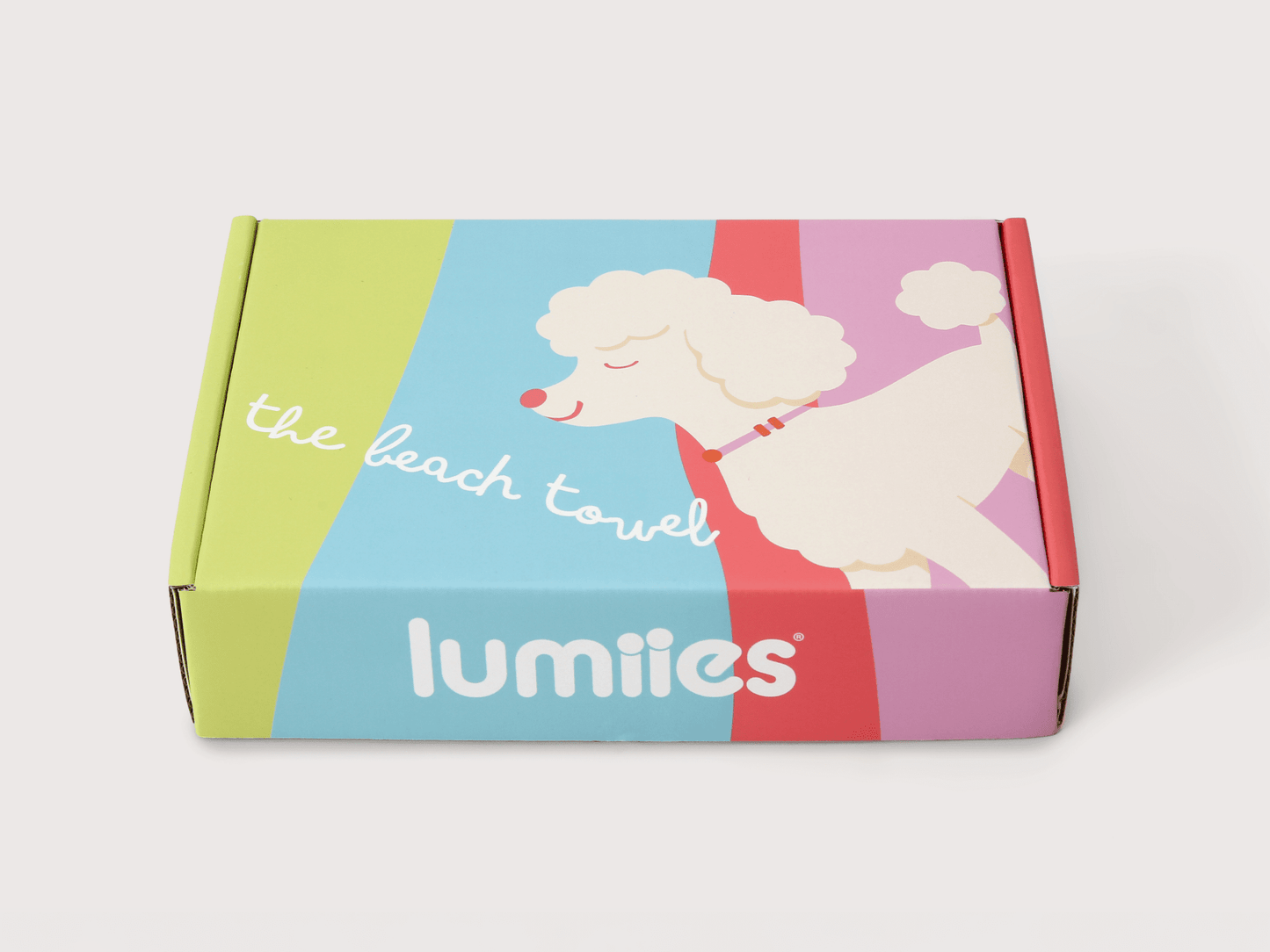 lumiies - high visibility - Schnelltrocknendes Mikrofaser-Handtuch (160×80 cm) - Pudel